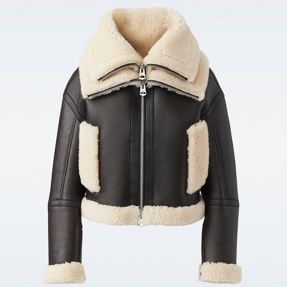 PENELOPA Sheepskin jacket with double collar PENELOPA Sheepskin jacket with double collar