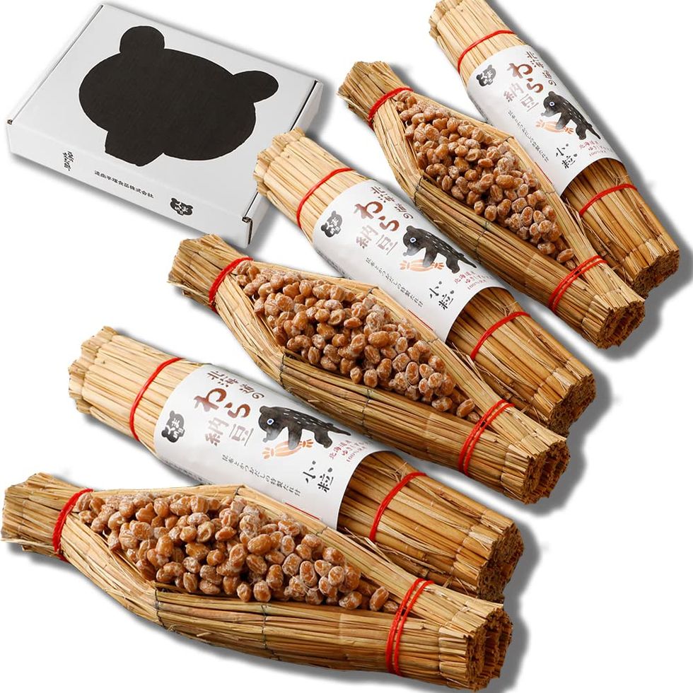 くま納豆の「北海道のわら納豆 小粒」6本セット