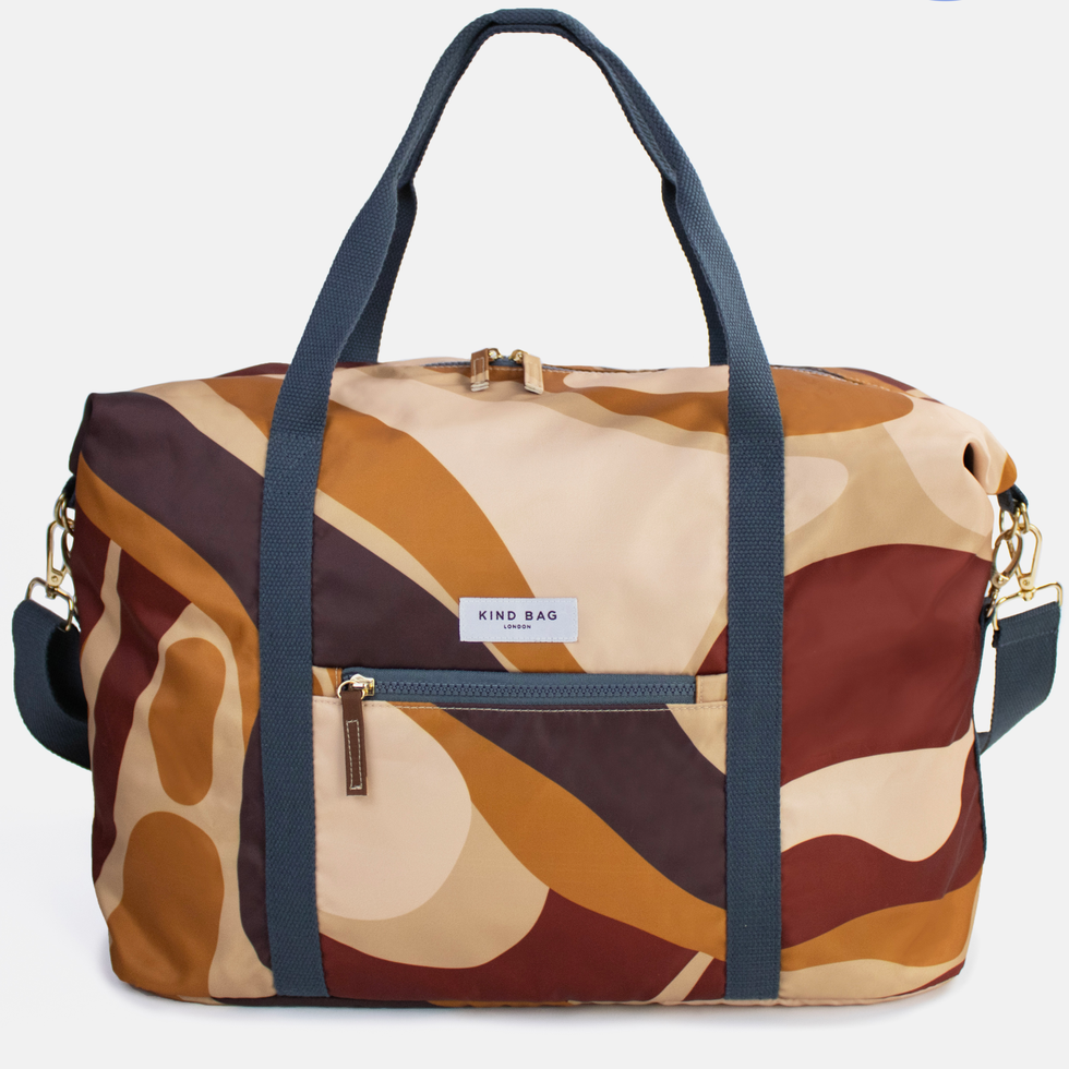 Weekender Bag | Abstract Caramel