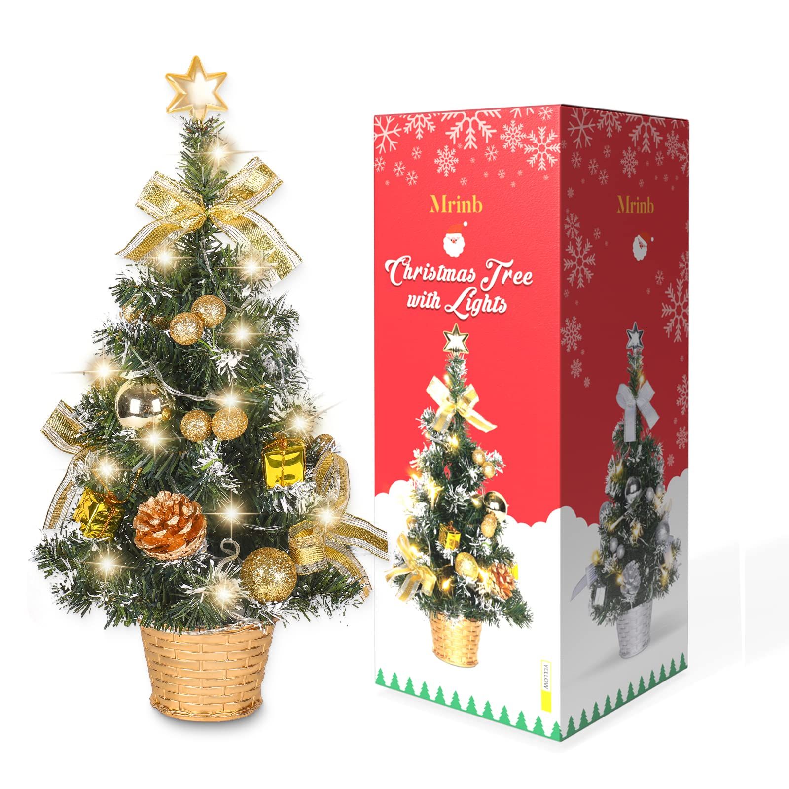 Small artificial christmas sale tree with lights