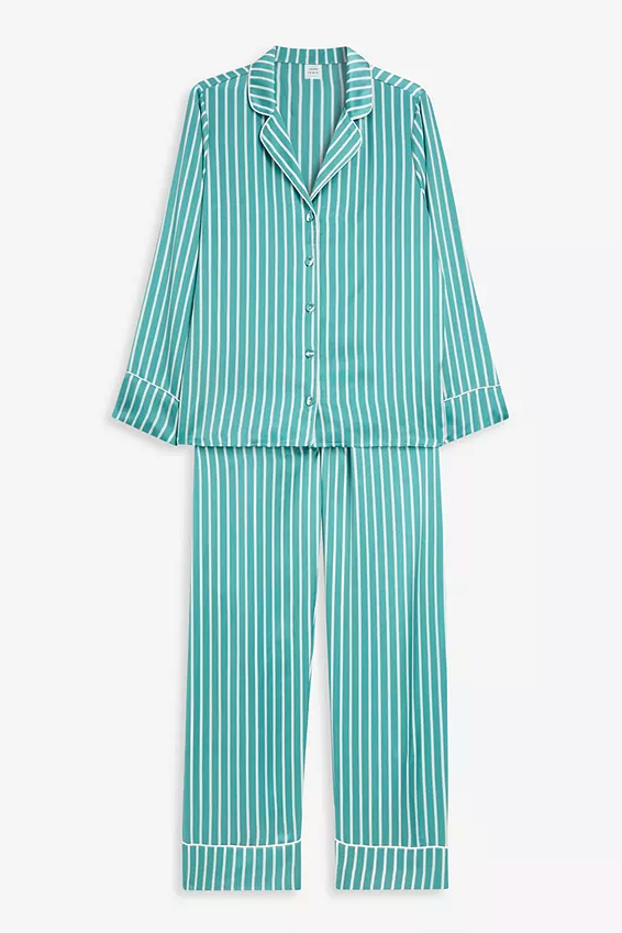 Truly Satin Silk Cami and Shorts Pyjama Set, Blush at John Lewis