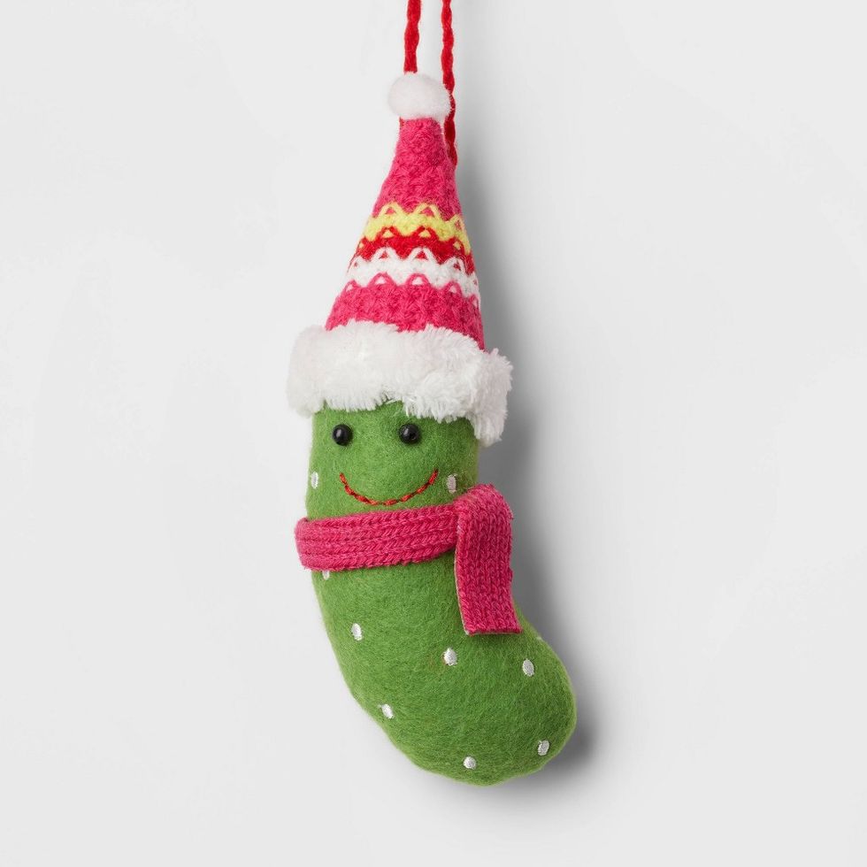 Felt Pickle Ornament 