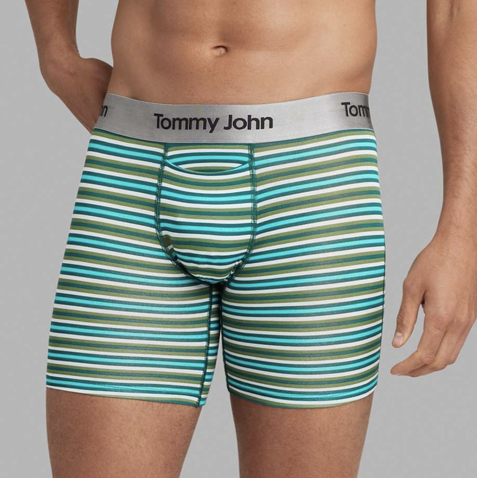 Tommy John's Men's Second Skin, Cool Cotton Boxer Brief 4, 6 & 8