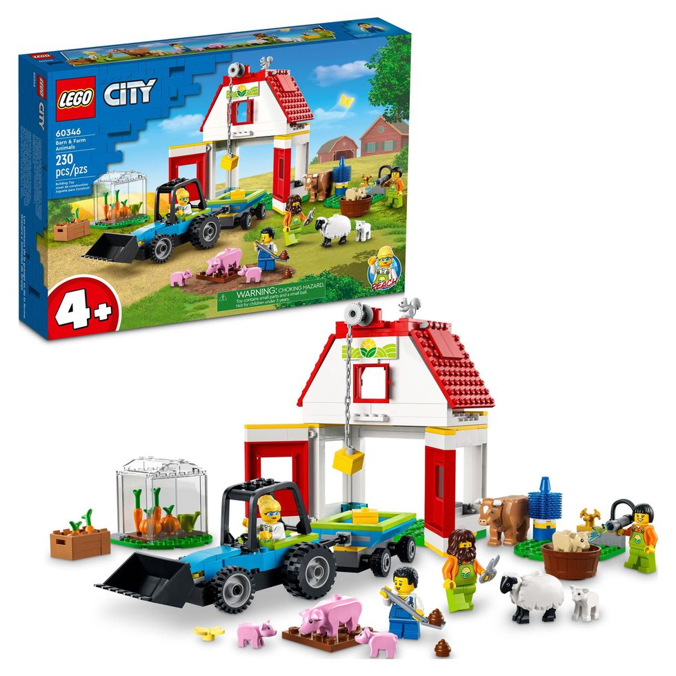 City Barn and Farm Animals Toys