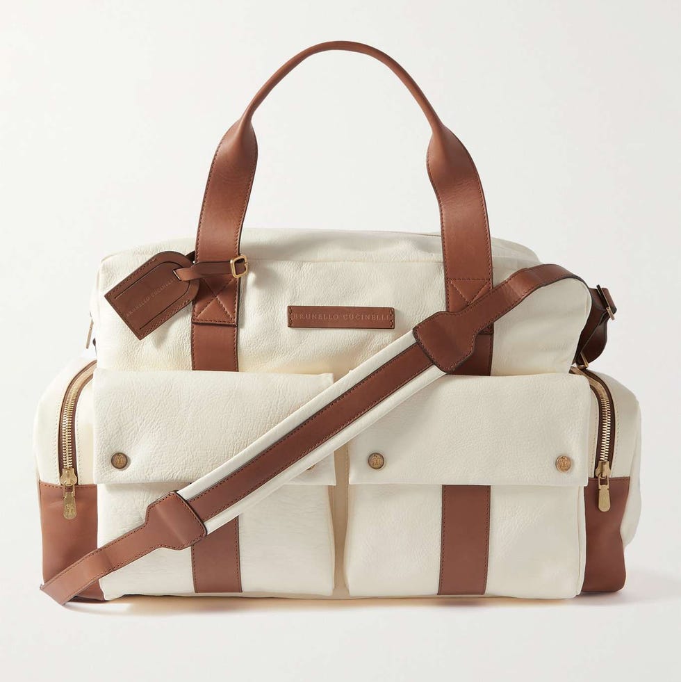 Two-Tone Leather Weekend Bag Two-Tone Leather Weekend Bag