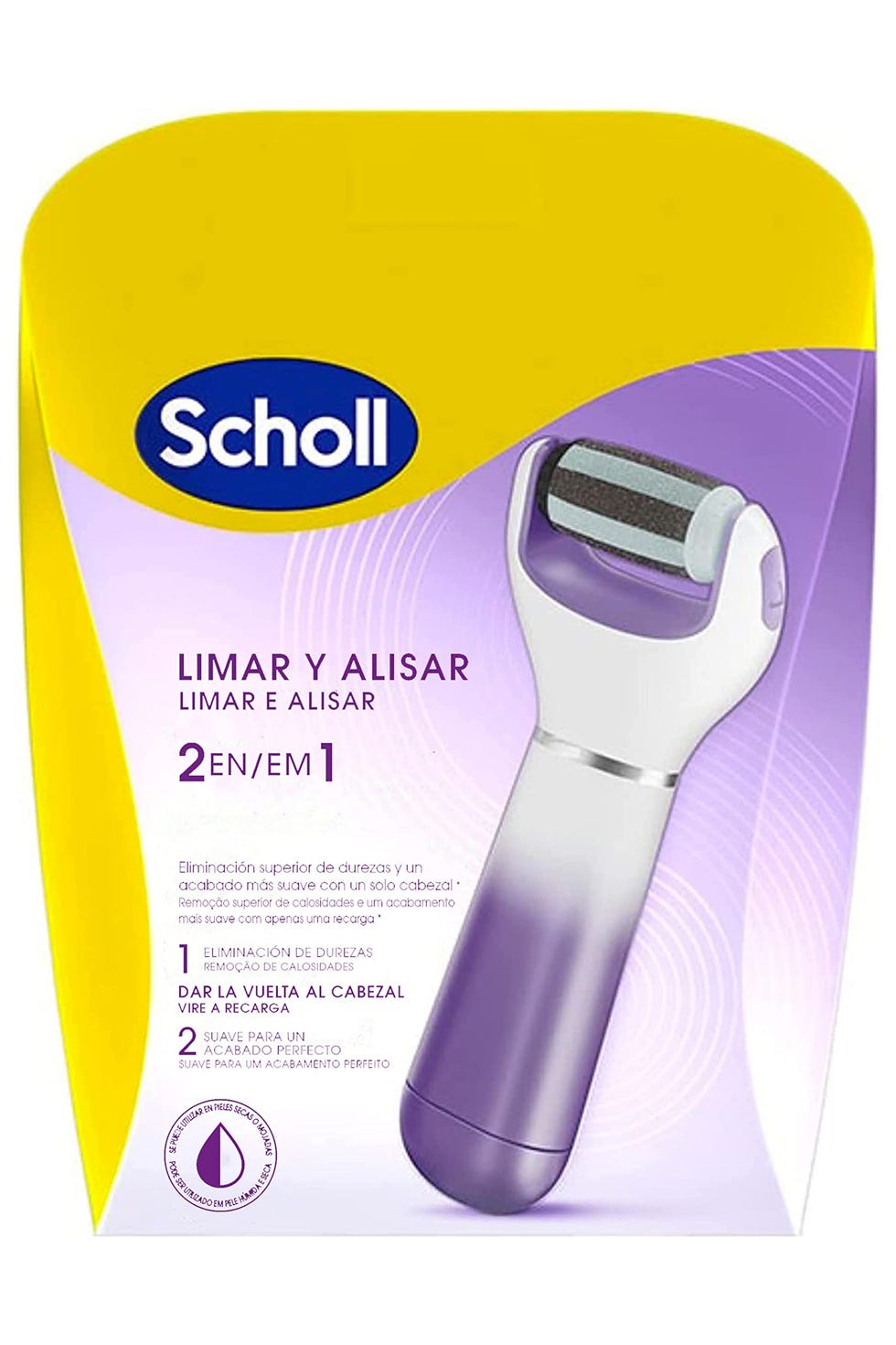 Lima electrónica para eliminar durezas y callos Scholl