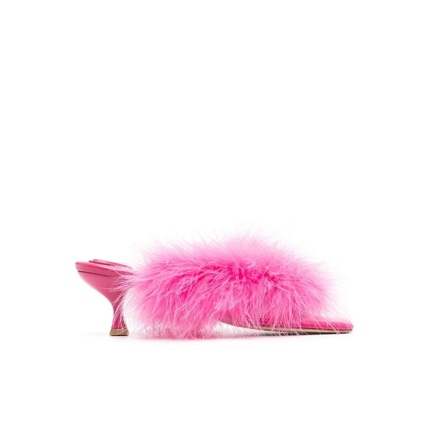 Pink fluffy kitten discount heels