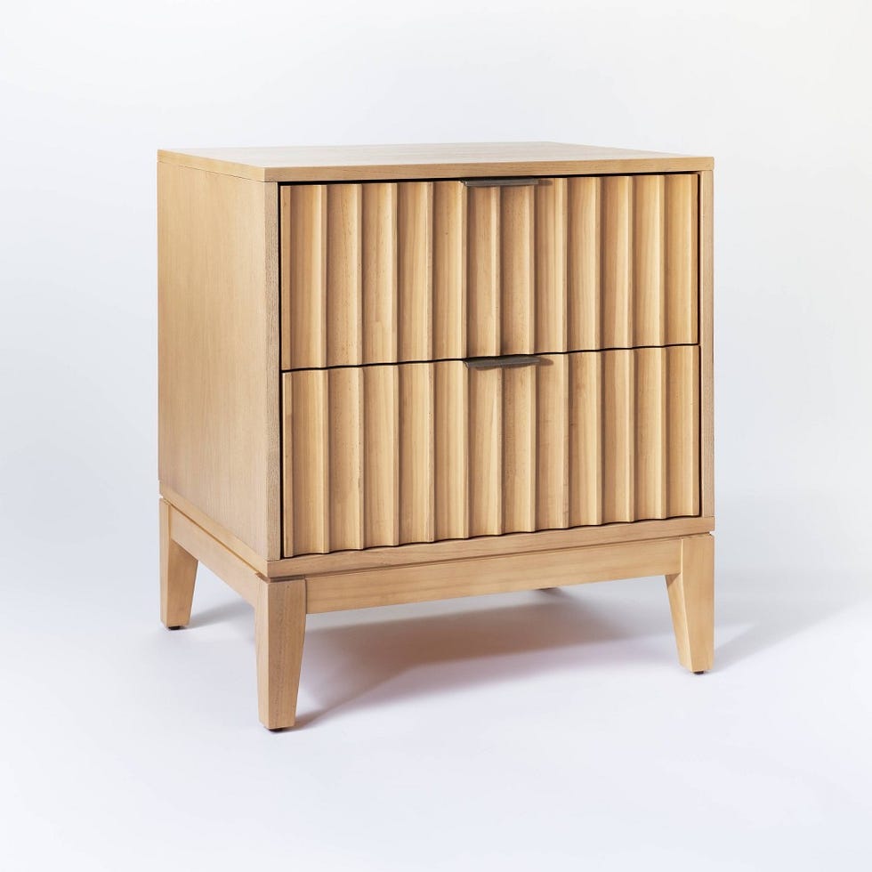 Scalloped End Table