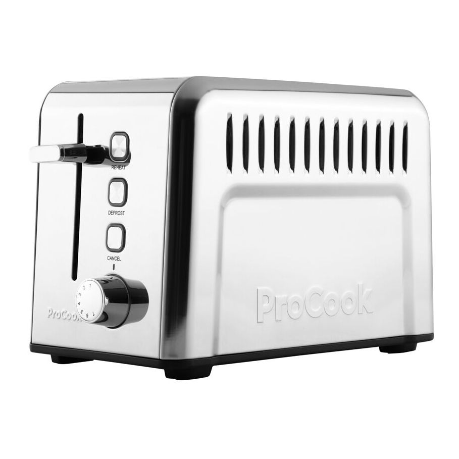 ProCook Stainless Steel Toaster 2 Slice