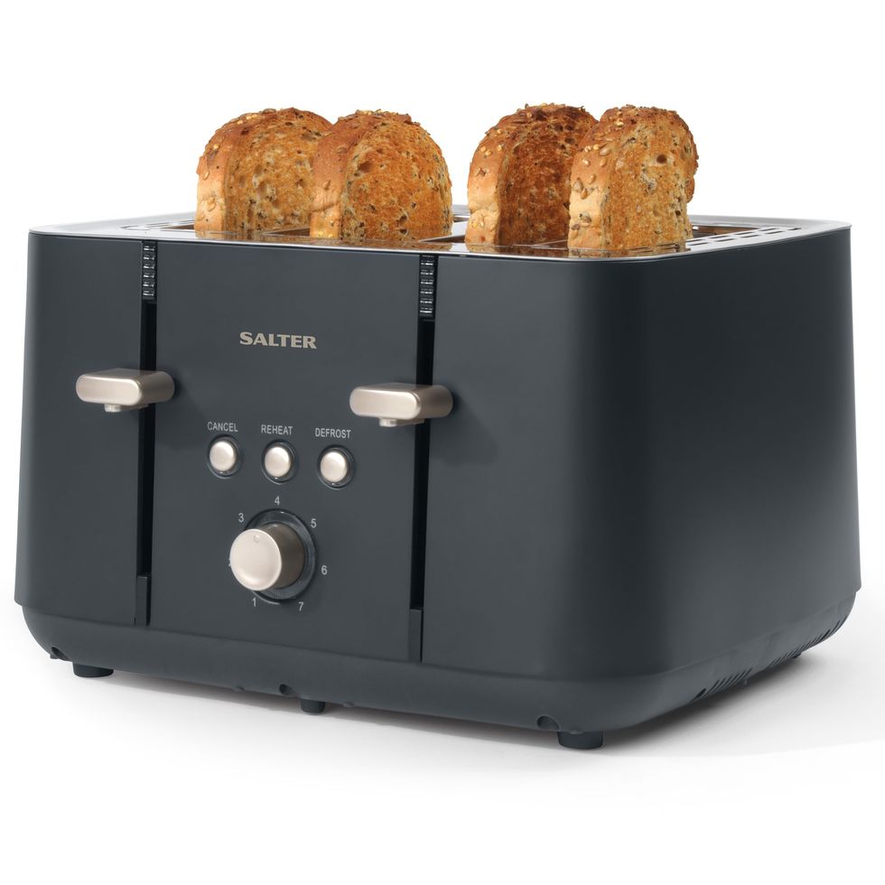 Long Slot Toaster, with Warming Rack, 1.7'' Extra Wide Slots Stainless  Steel Toasters, 6 Bread Shade Settings
