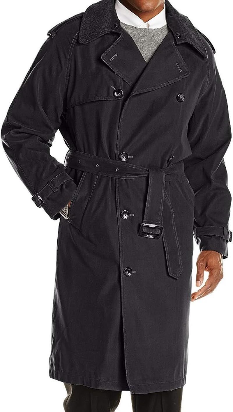 Mens smart hot sale trench coats