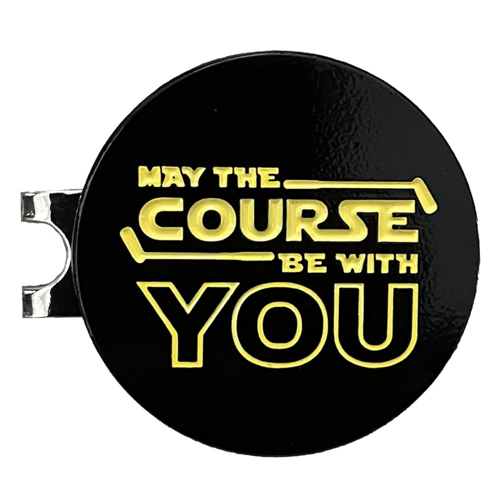 May The Course Be with You Golf Hat Clip 