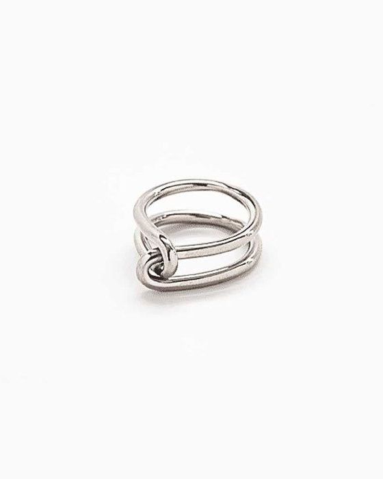 Silver Double Knot Ring