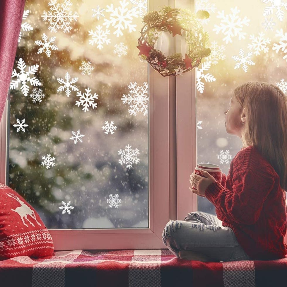 Pegatinas de Navidad bonitas y baratas de  para puertas y ventanas