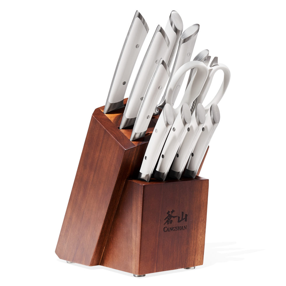 Scoville 5 Piece Non Stick Knife Block Set - Kitchen Knives