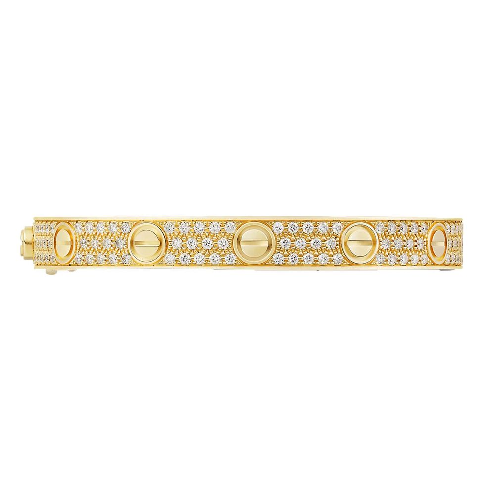 Cartier Yellow Gold Diamond Bracelet