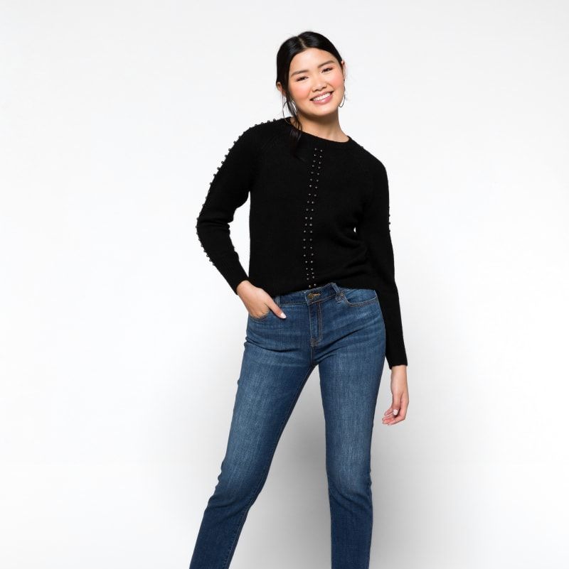 Magic Denim Jeans With Frayed Detailing (3 Colours) – Missy Online