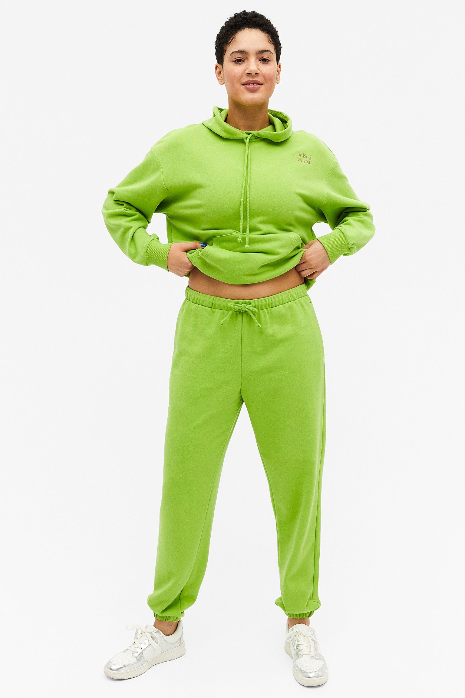 Neon green hot sale tracksuit womens