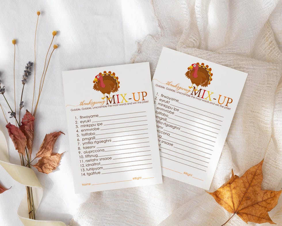 24 FANTASTIC Thanksgiving Party Activities for Kids and Adults!🙌