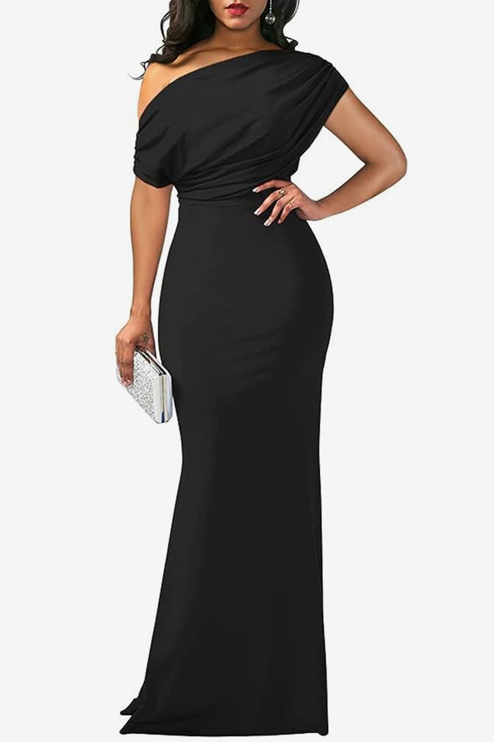 PRETTYGARDEN Women's 2024 Summer Midi Dress Sleeveless One Shoulder Cutout  Side Slit Bodycon Dresses (Black,Small) : : Clothing, Shoes &  Accessories