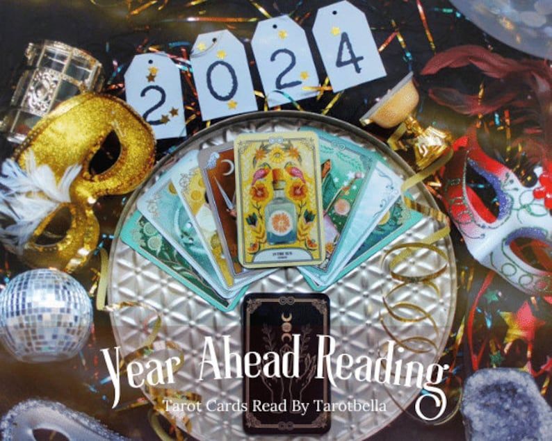 YEAR AHEAD PREDICTIONS 2024 tarot reading by Tarotbella