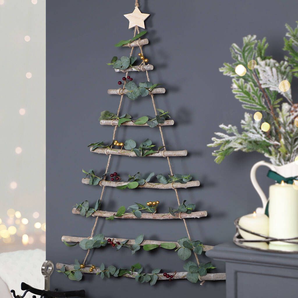 Decorative wood online christmas trees