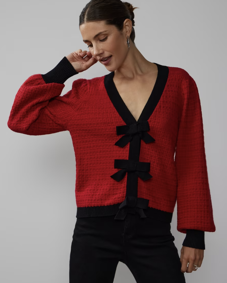 20 Cute Women's Christmas Sweaters that Sleigh - Chandeliers and
