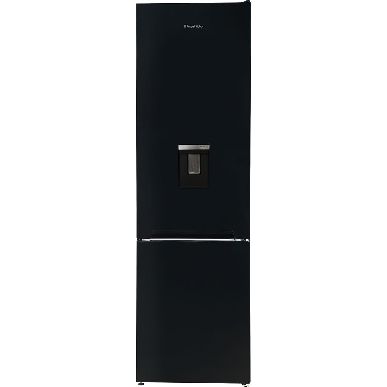 Ao black store fridge freezer