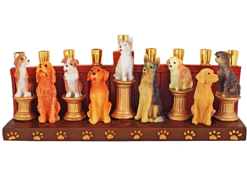 Dogs & Puppies Earthenware Menorah Dogs & Puppies Earthenware Menorah