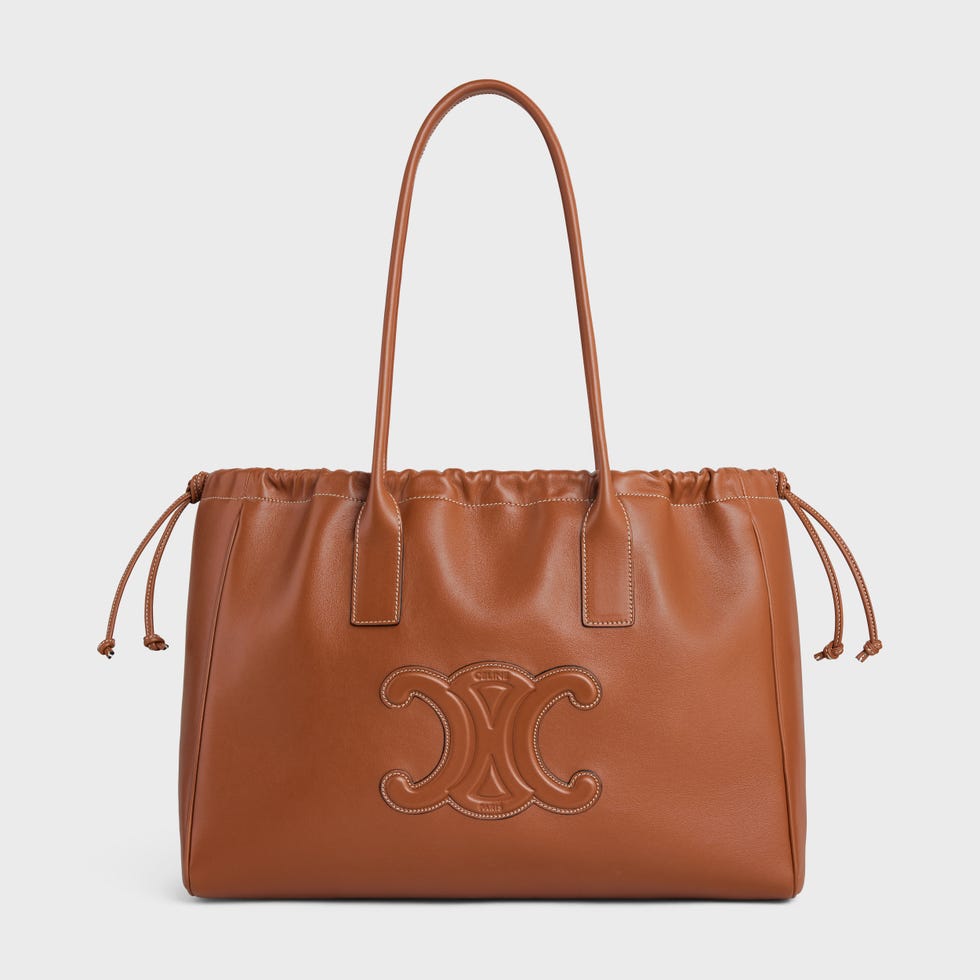 Cabas Drawstring Cuir Triomphe