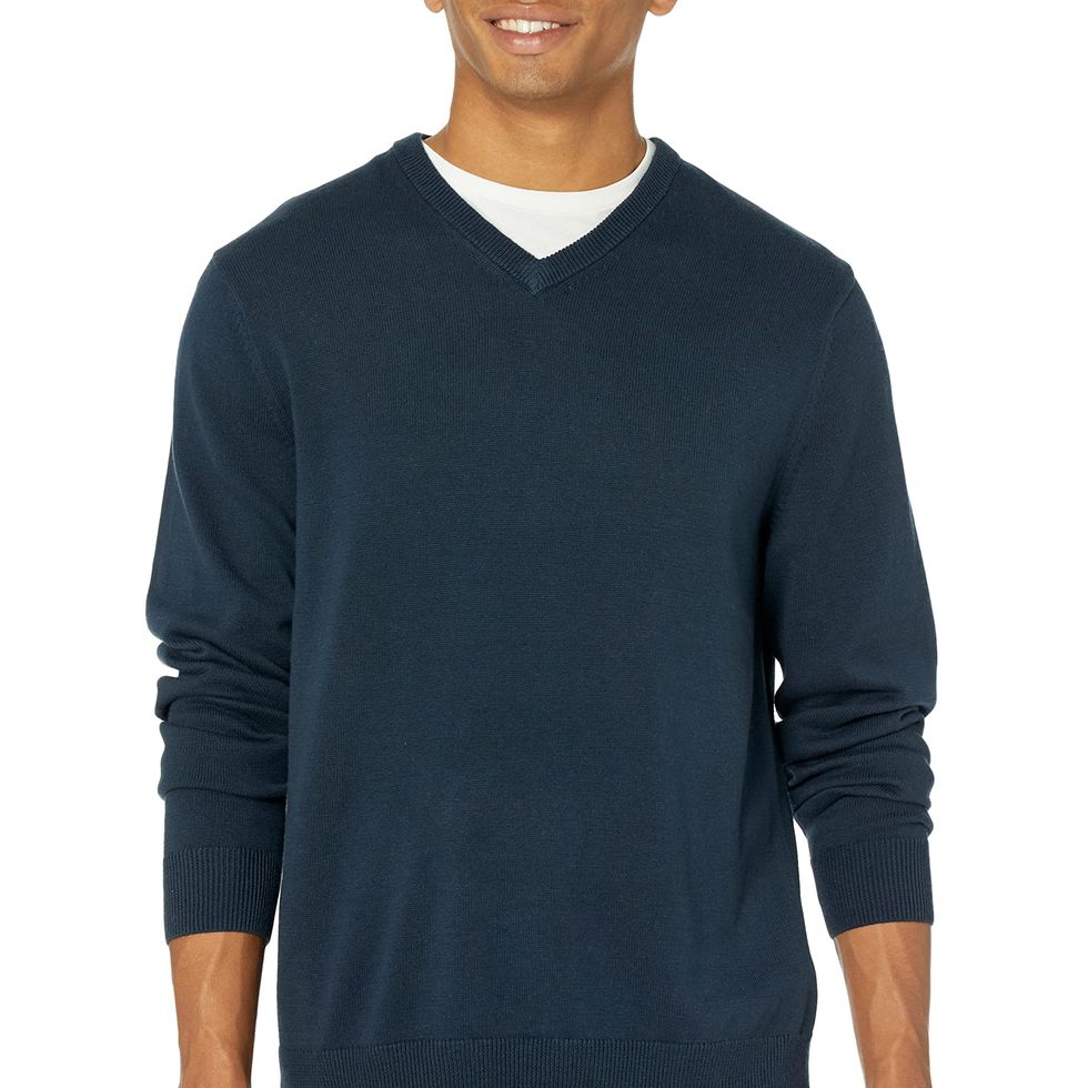 Old Navy Men's V-Neck Cable-Knit Pullover Sweater