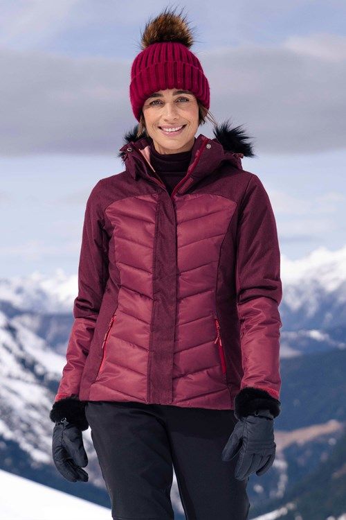 Glacier Ski Jacket - Navy Blue, Women's Ski Clothes