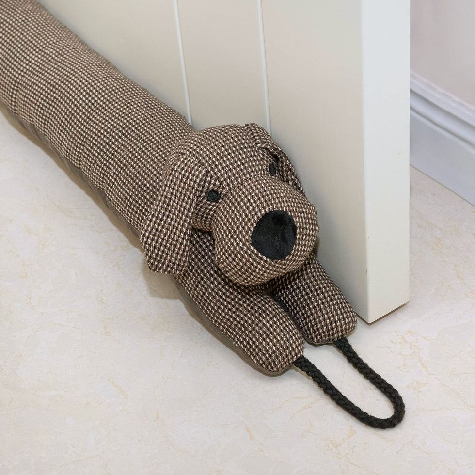 Brown Dog Draught Excluder