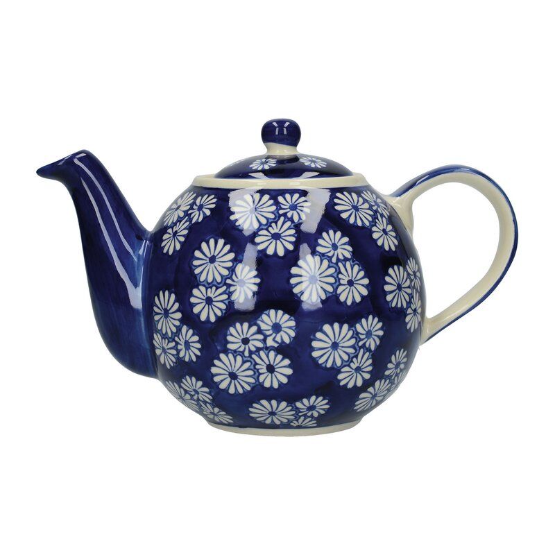 London Pottery Globe 0.9ml Floral Teapot