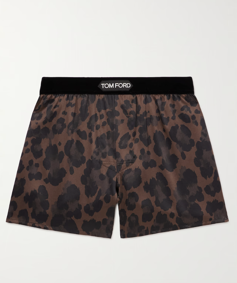 FANCIES - Micromodal Boxer Briefs in Red Leopard