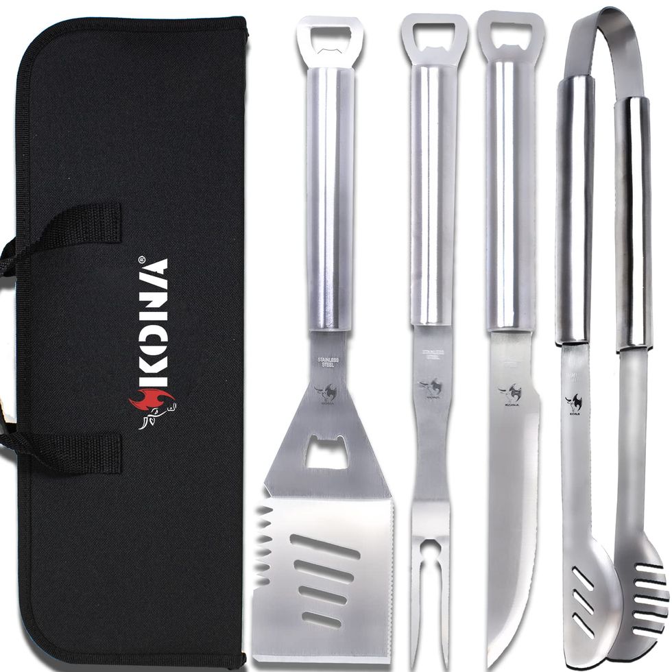 BBQ Grill Tools Set With Case