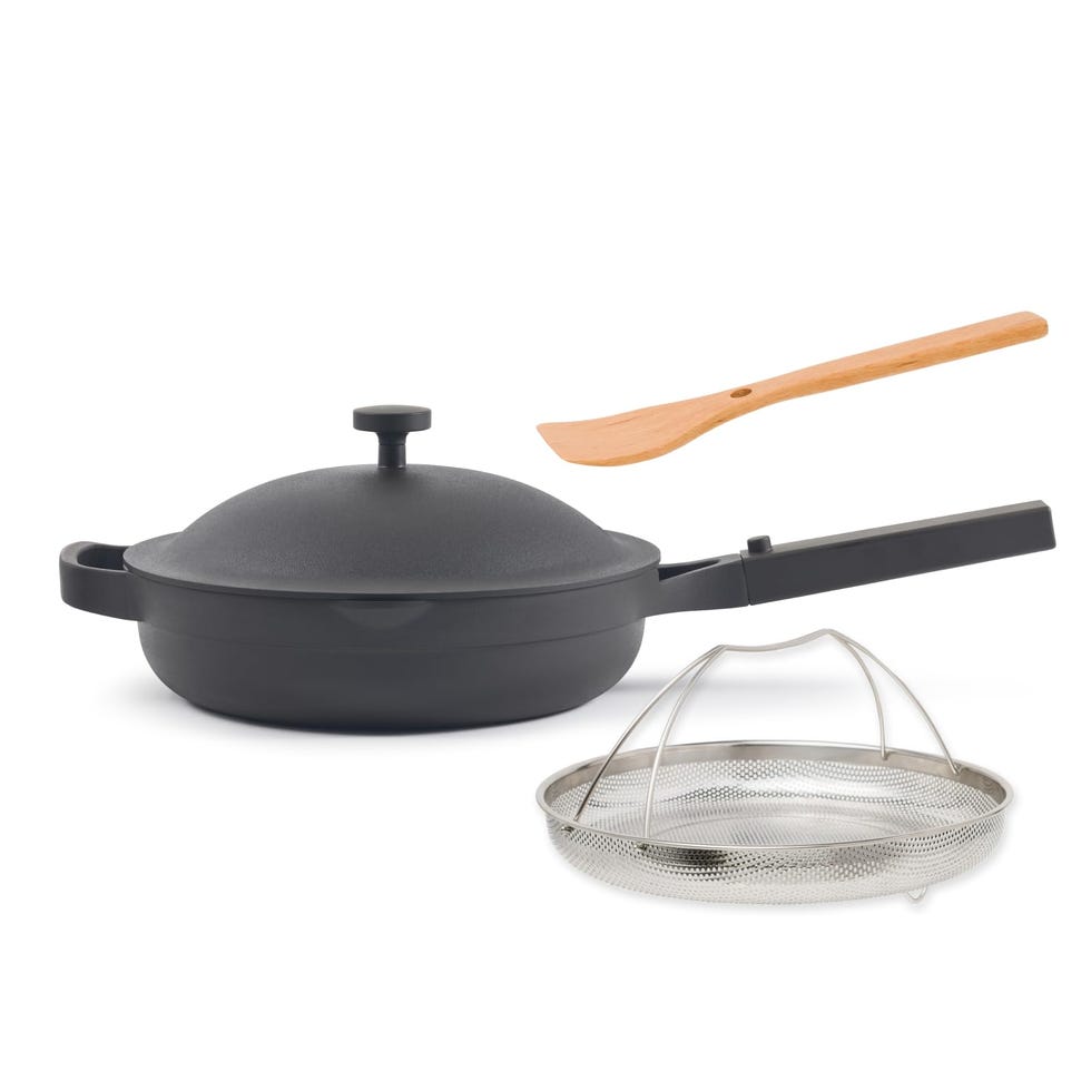 Our Place Perfect Pot - 5.5 Qt. Nonstick Ceramic Sauce Pan with Lid |  Versatile Cookware for Stovetop and Oven | Steam, Bake, Braise, Roast |  PTFE and