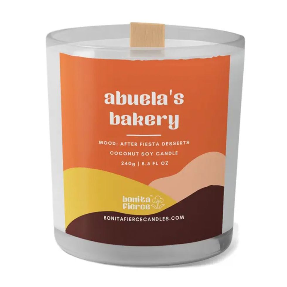 Abuela's Bakery Candle in White