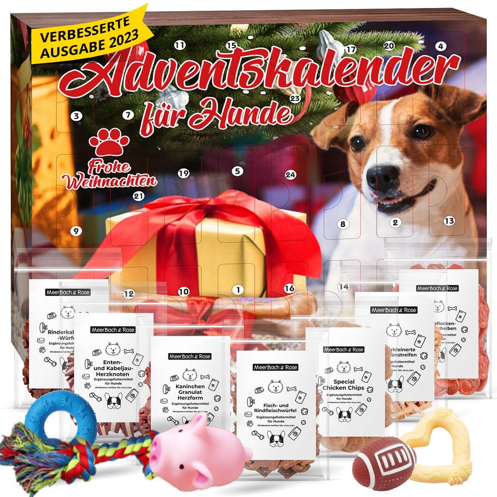 Calendario de Navidad con juguetes y chuches