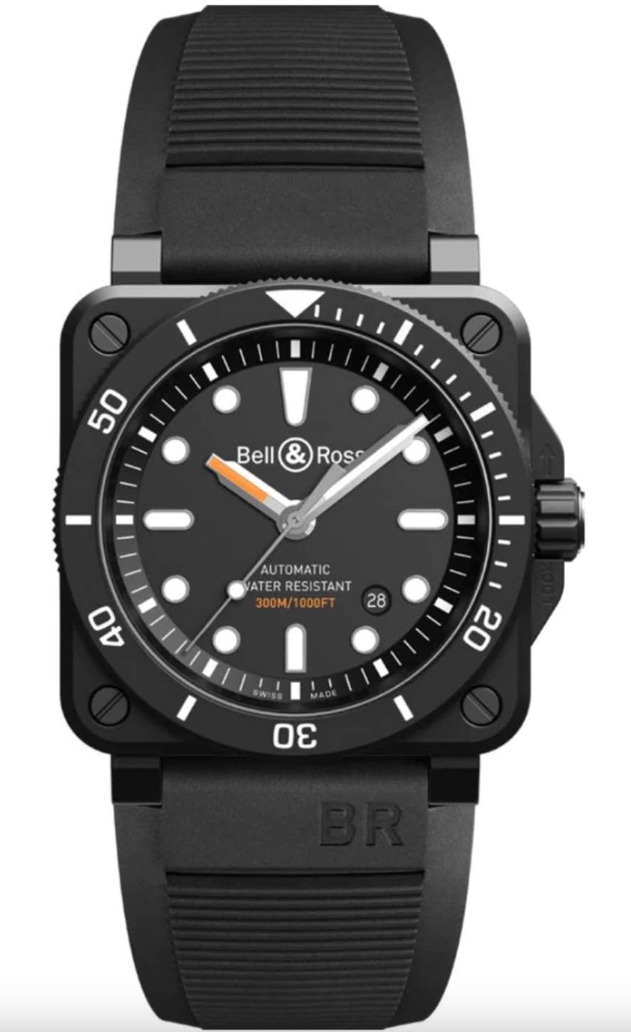 BR 03 92 Diver Black Ceramic Watch