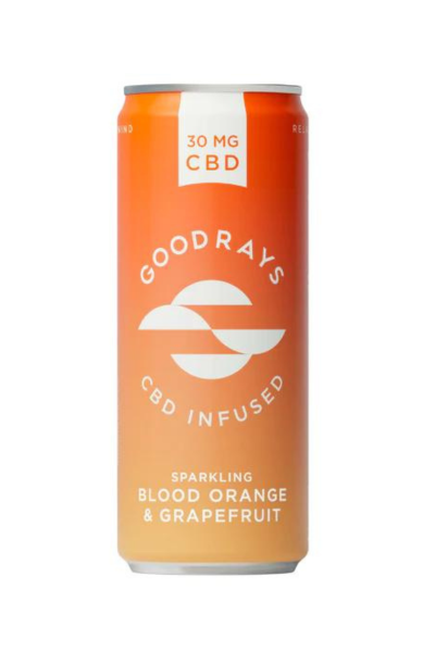 Goodrays Natural CBD Blood Orange & Grapefruit Drink