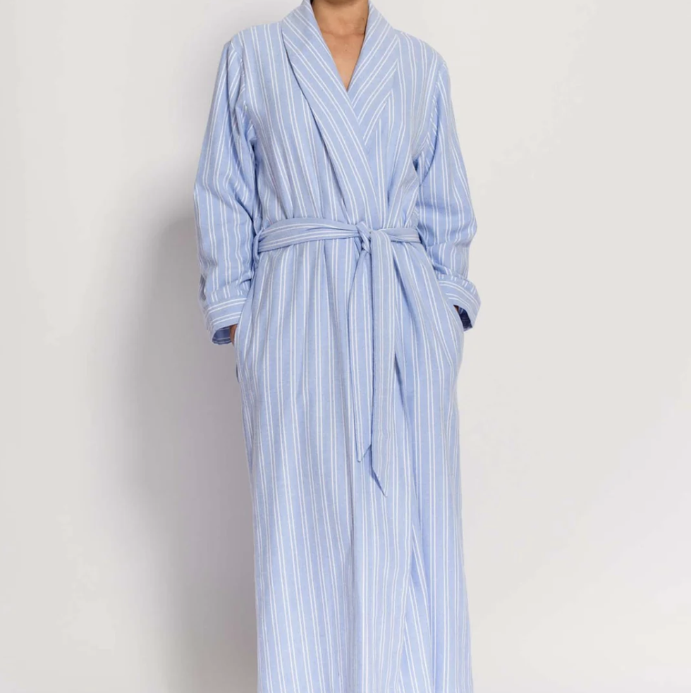 Women's Brushed Cotton Dressing Gown