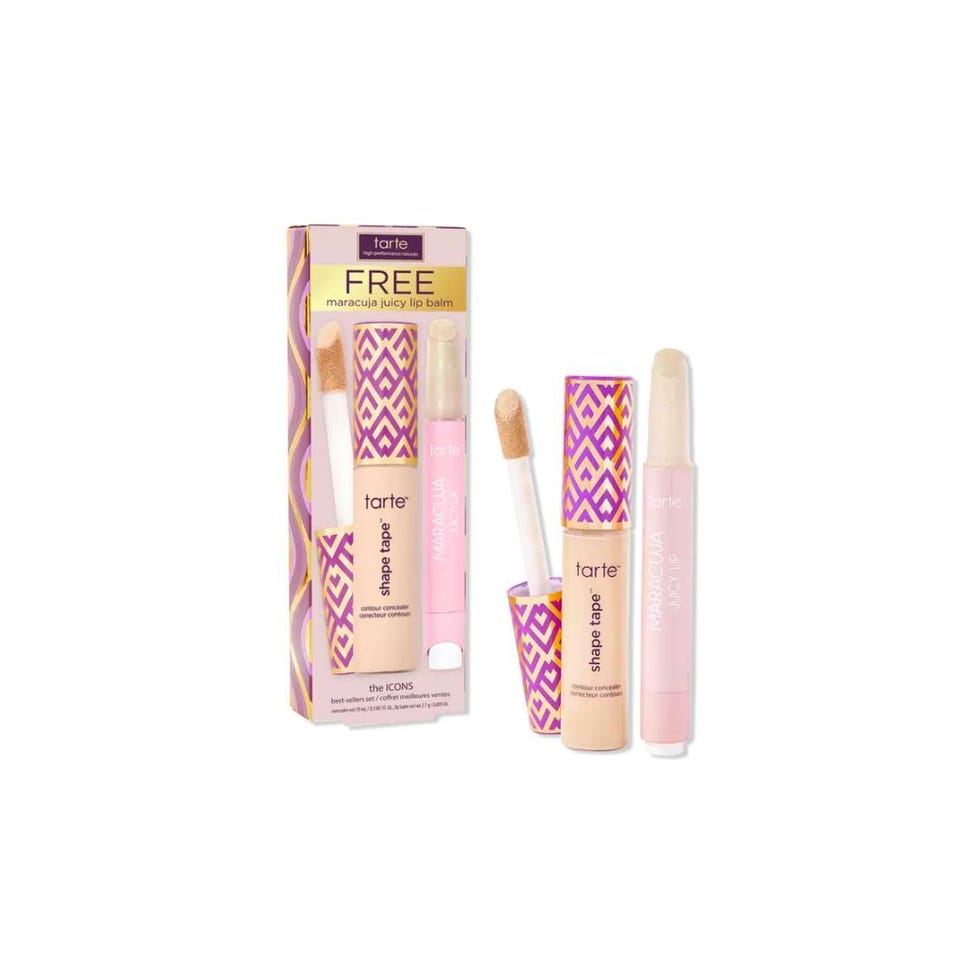 The Icons Shape Tape Concealer + Maracuja Juicy Lip Balm Set