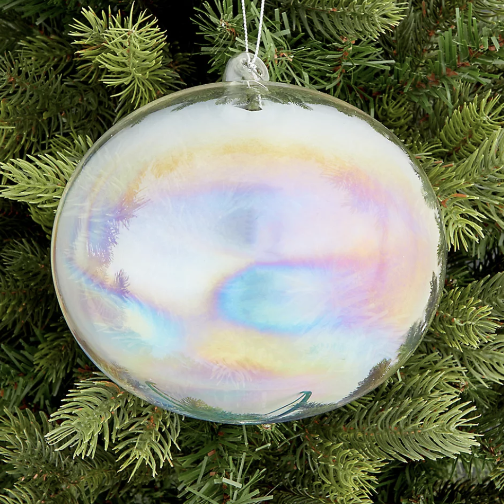 Selfridges Bubble Glass Christmas Decoration