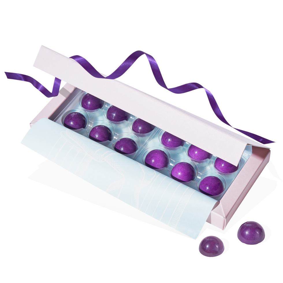 Limited Edition Holiday Amethyst Bean-to-Jewel Bonbons