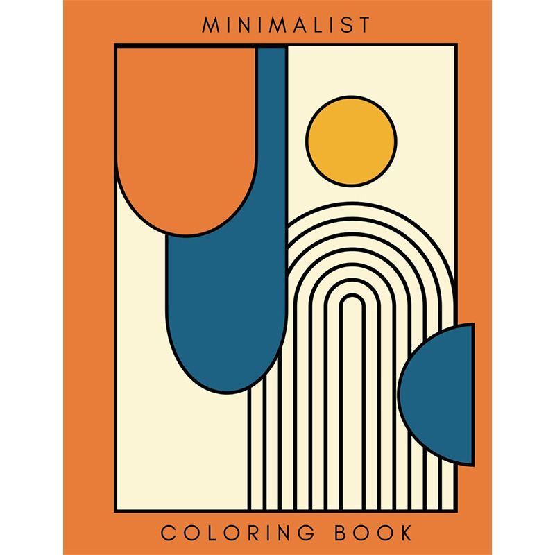 Minimalist Coloring Book For Adults