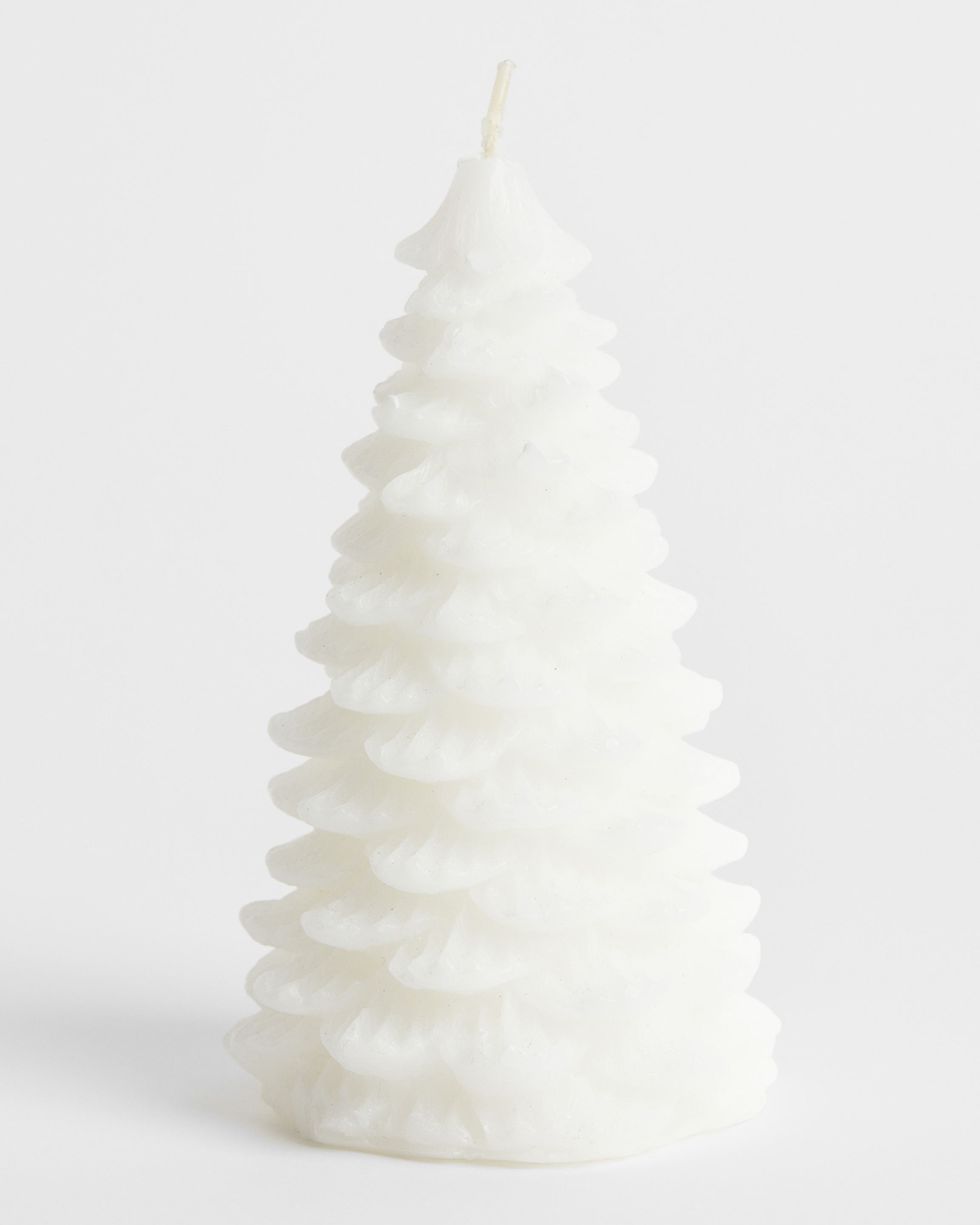 Evergreen Tree-Shaped Candle