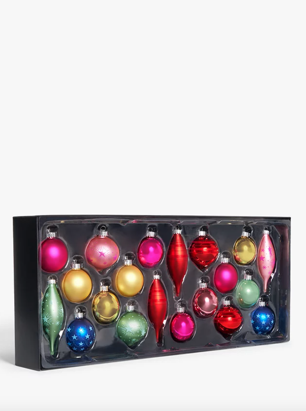 Rainbow Time Capsule assorted glass baubles