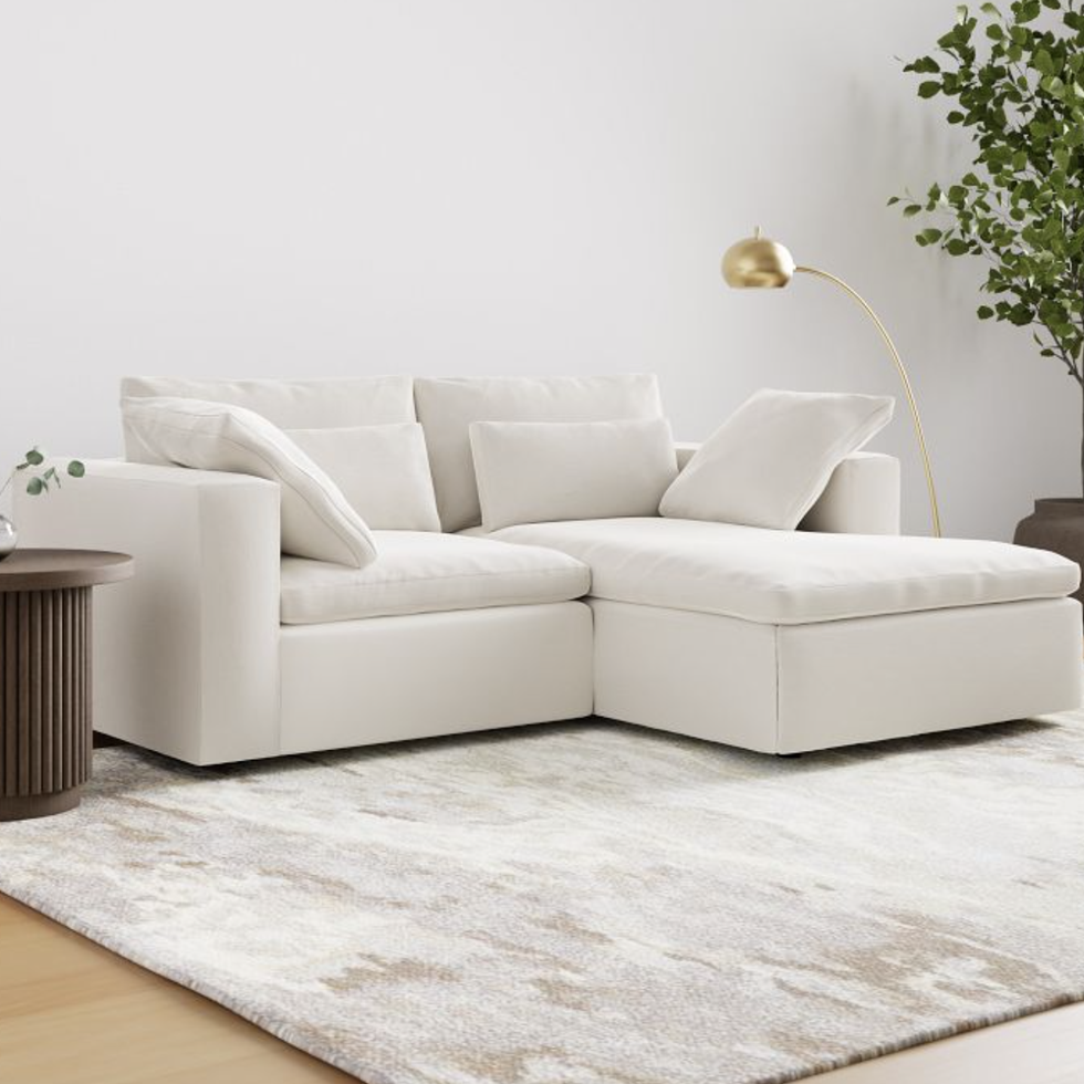 Designer Full Cushioned Mini Sofa For Small Rooms With Anti Rust