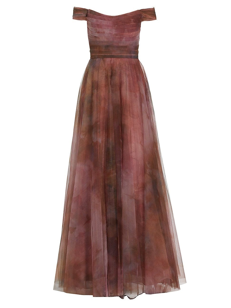 Women's Off-The-Shoulder Tulle Gown Women's Off-The-Shoulder Tulle Gown